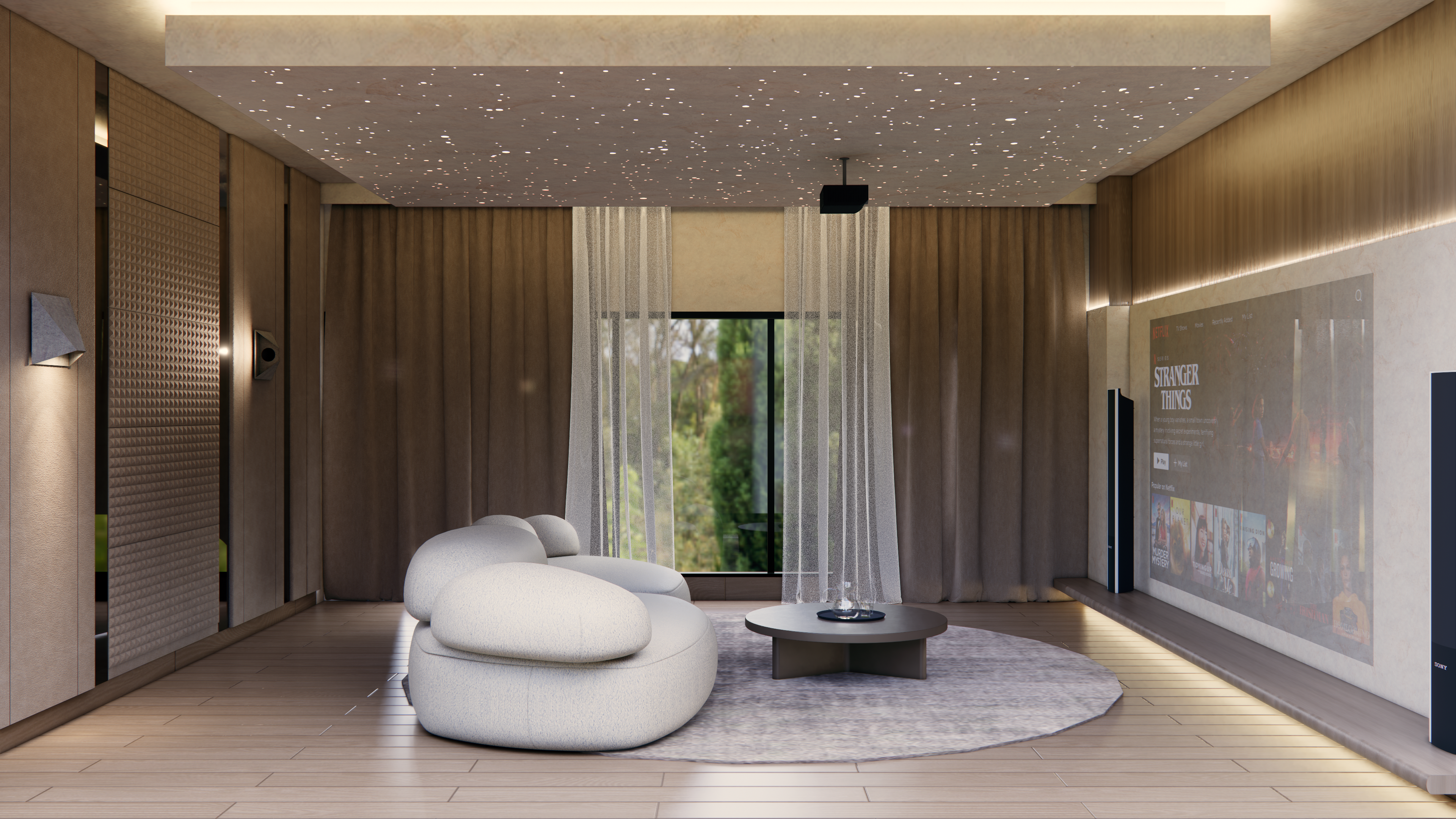 Highgate Residences Home Theatre – Luxury Living Chennai